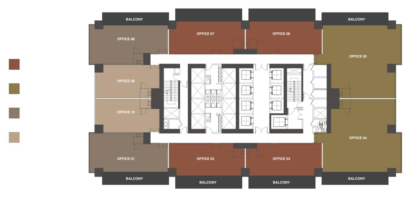 Burj Capital — 1 Bedroom floor plan