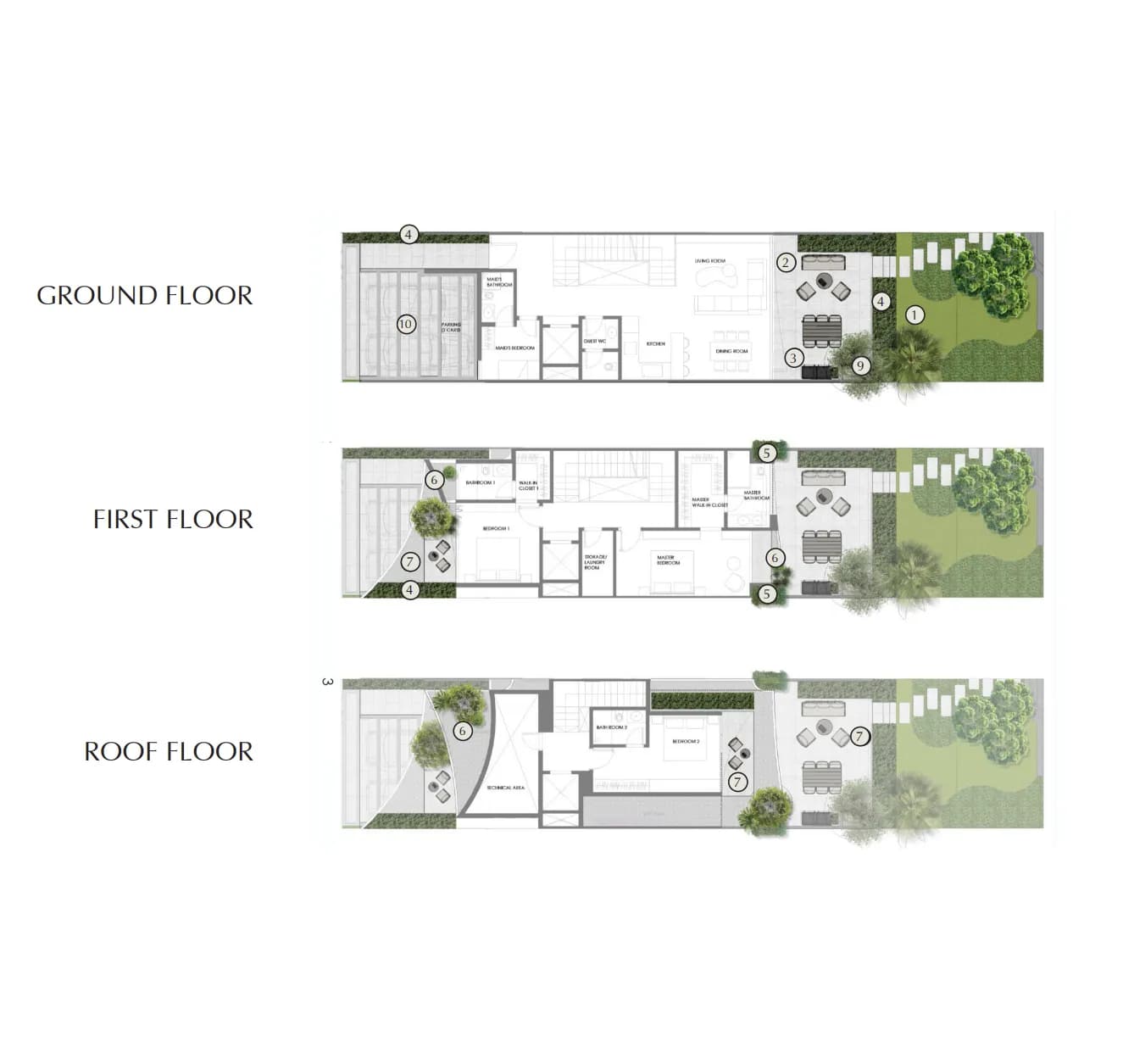 Lunaya — 4 Bedrooms floor plan
